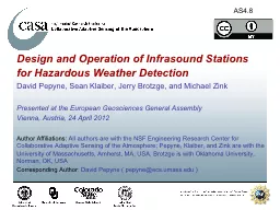 Design and Operation of Infrasound Stations for Hazardous W