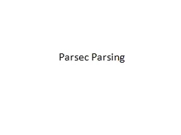 Parsec Parsing