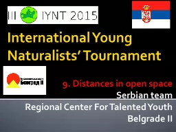 International Young Naturalists’ Tournament