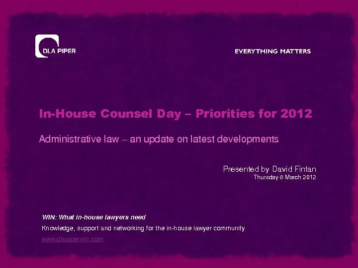 House Counsel Day