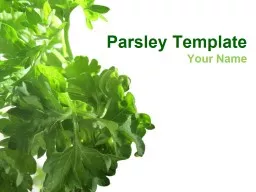 Parsley Template