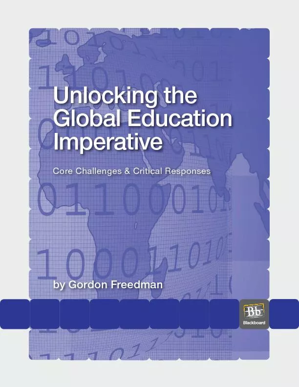 Unlocking the Global Education ImperativeCore Challenges & Critical Re