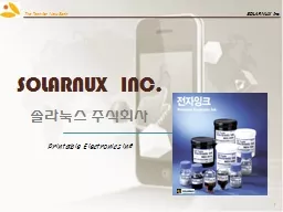 SOLARNUX  Inc.