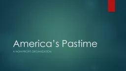 America’s Pastime