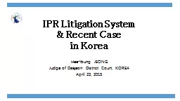 IPR Litigation System