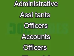 PERFORMANCE APPRAISAL FORM II B For Senior Superintendents  Managers Administrative Assi tants  Officers Accounts Officers  Financial Assistants Officers and Junior Executive Officers  Senior Executi