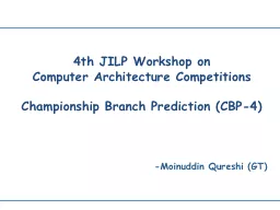 4th JILP Workshop on