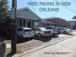 Yard Paving in new Orleans