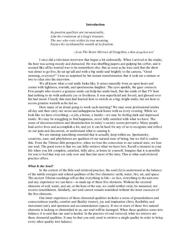 zogchen text1   I once did a television interview that began a bit awk