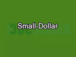 Small-Dollar