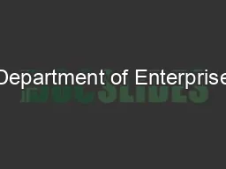 Department of Enterprise
