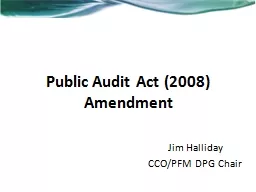Public Audit Act (