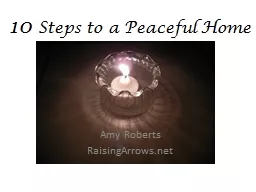 10  Steps to a Peaceful Home