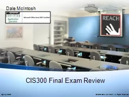 CIS300 Test 3 Review
