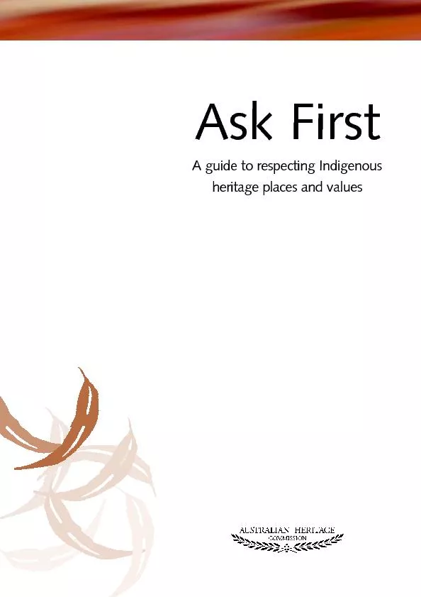 A guide to respecting Indigenous
