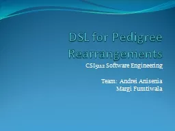 DSL for Pedigree Rearrangements