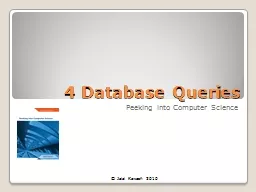 4 Database Queries
