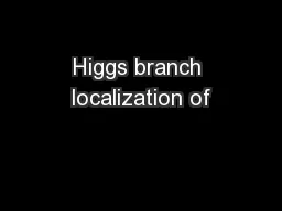 Higgs branch localization of