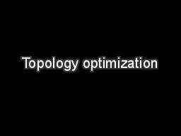 Topology optimization