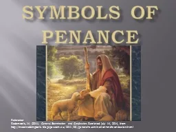 Symbols of Penance