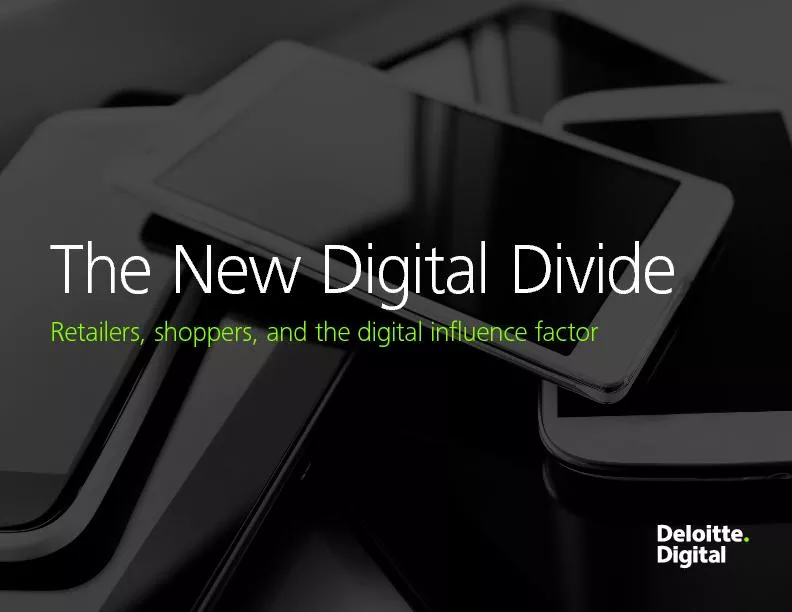 The New Digital Divide