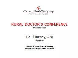 RURAL DOCTOR’S CONFERENCE