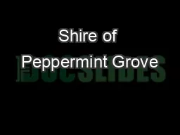 Shire of Peppermint Grove