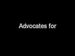 Advocates for