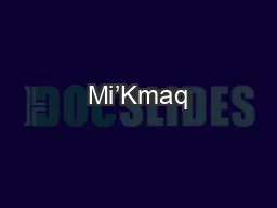 Mi’Kmaq