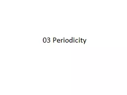 03 Periodicity