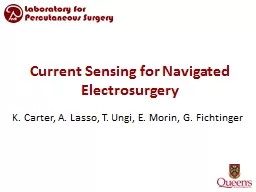 Current Sensing for Navigated