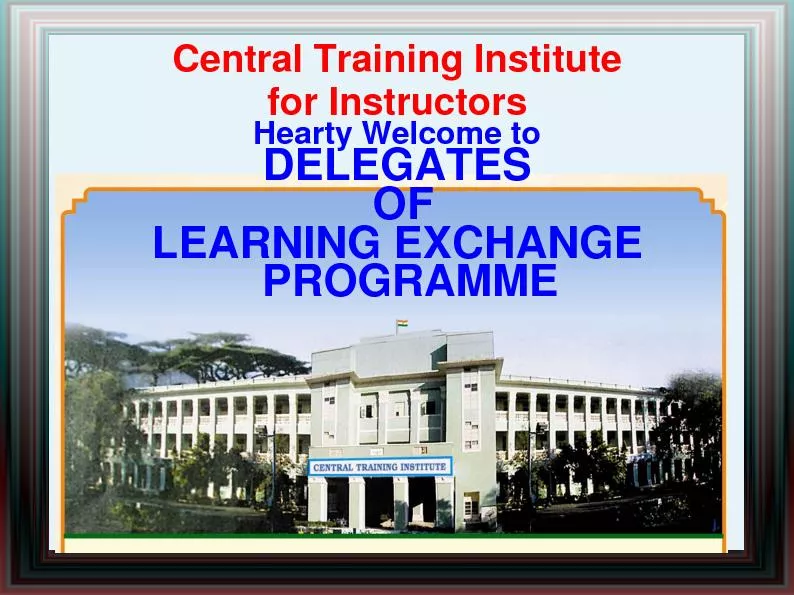 Central Training Institute