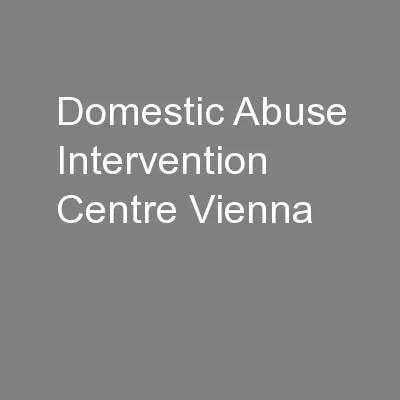 Domestic Abuse Intervention Centre Vienna