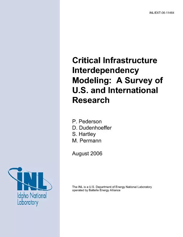 The INL is a U.S. Department of Energy National Laboratory INL/EXT-06-