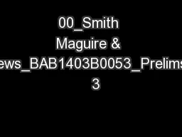00_Smith Maguire & Matthews_BAB1403B0053_Prelims.indd   3