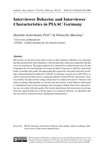 methods, data, analyses | Vol. 8(2), 2014, pp.