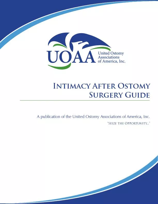 INTIMACY AFTER OSTOMY SURGERYRevised 2009 Gwen Turnbull, BS, RN, ET, C