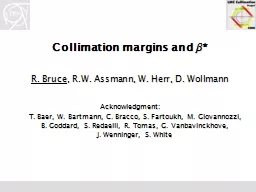 Collimation margins and