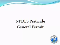 NPDES Pesticide