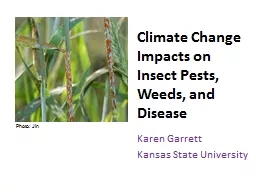 Climate Change Impacts on