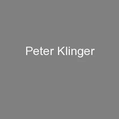 Peter Klinger