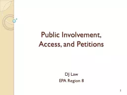 Public Involvement,