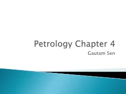 Petrology Chapter 4