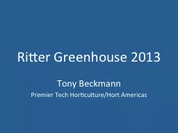 Ritter Greenhouse 2013