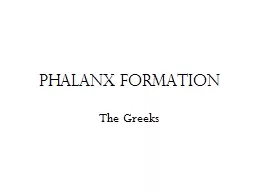 Phalanx Formation