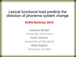 Lexical functional load predicts the direction of phoneme s