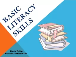 Basic Literacy Skills