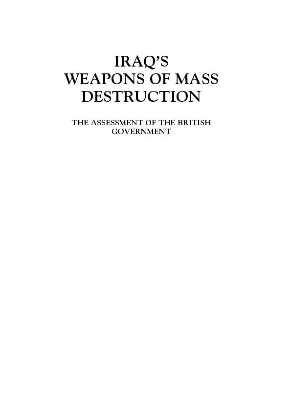 WEAPONS OF MASS