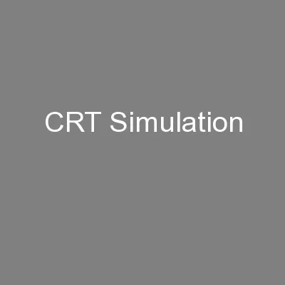 CRT Simulation