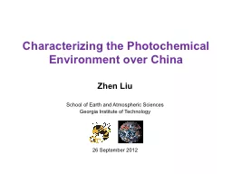 Characterizing the Photochemical